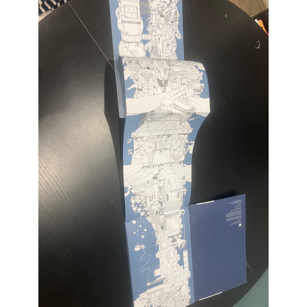 NEW - To the Moon The Tallest Coloring Book in the World‎ 15ft Fold Out - Picture 4 of 5